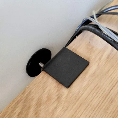 Vista 3 de 2 espaciadores ajustables de pared de escritorio, protectores de pared de mesa, espaciadores de escritorio, parachoques de pared, protectores