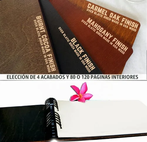 Vista 6 de Libro de invitados de quinceañera, decoración de madera rústica grabada, personalizada, 15 cumpleaños, invitados, recuerdo de fiesta