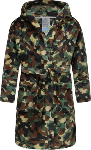 Vista 173 de E.W Apparel Bata de baño de forro polar con capucha para niños, bata suave y mullida para niños pequeños