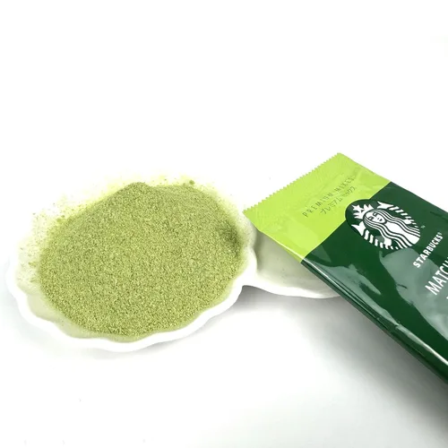 Vista 4 de Matcha Latte Powder 16 Sticks - Mezcla instantánea de café con leche, polvo de té verde japonés