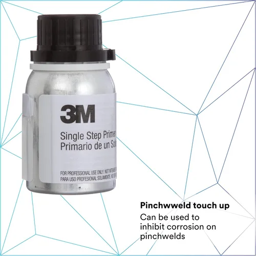 Vista 3 de 3M Imprimador de un solo paso, 08681, color negro, uretano de una parte, resistente a los rayos UV, 125 mL/4.2 fl oz