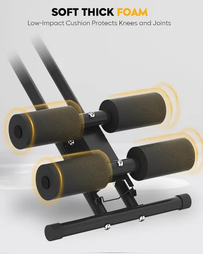 Vista 11 de GuuG Ab Machine Ab Trainer - Máquina de abdominales ajustable para entrenamiento de estómago en casa, gimnasio, entrenamiento de abdominales