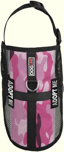 Vista 49 de Dogline MaxAire - Chaleco de malla para perros de 13 a 16 pulgadas y 2 parches extraíbles Adopt Me, talla S, color negro