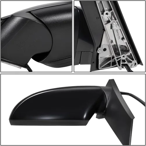 Vista 5 de DNA Motoring OEM-MR-GM1320439 - Espejo retrovisor de puerta lateral del conductor con ajuste eléctrico calefactable compatible con verano 2012-2017