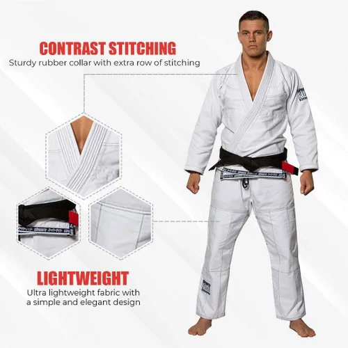 Vista 2 de Fuji Suparaito BJJ GI Uniforme de Artes Marciales