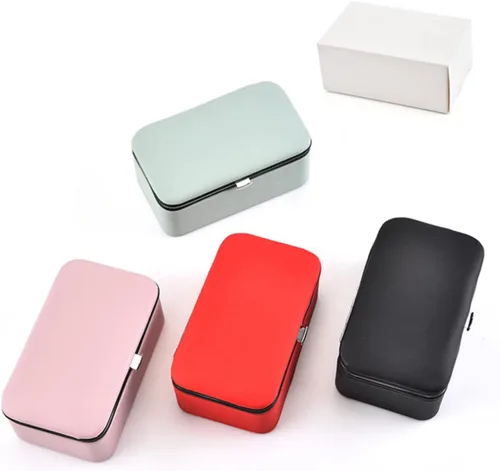 Vista 8 de SHOWERORO Caja Joyero Organizador Joyero Para Mujer Viaje Joyas