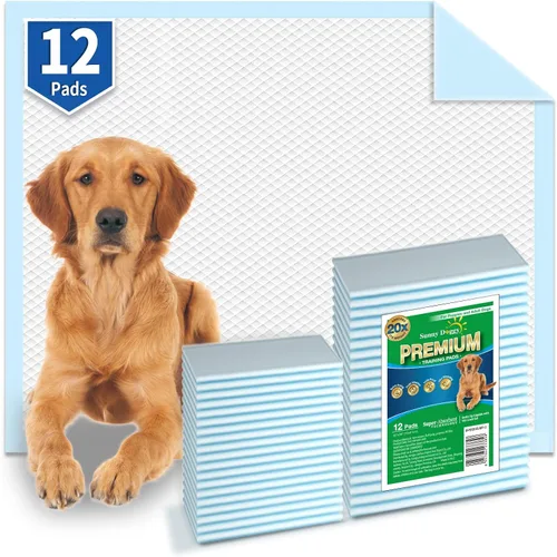 Vista 8 de Almohadillas para orinar para perros, almohadillas de entrenamiento para cachorros, almohadillas desechables mejoradas para control de olores