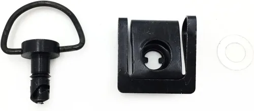 Vista 5 de Piezas de motocicleta negro liberación rápida carrera estilo Dzus motocicleta 1/4 vuelta carenado sujetador 0.591 in anillo en D Pines 2pcs negro