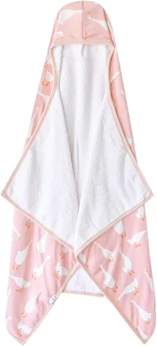Vista 12 de Copper Pearl Toallas de baño con capucha, toallas de baño de tela de rizo de primera calidad con capucha, bolsillos y diseños geniales, ideales