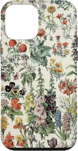 Vista 16 de Cute Flowers Vintage Botanical Flower Illustration Case for iPhone 17