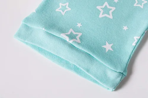 Vista 7 de Babyroom Pijamas a juego para niñas, pijamas de muñeca para niños pequeños, ropa de dormir de algodón para Navidad