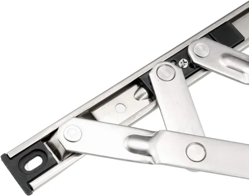 Vista 3 de uxcell Bisagra de ventana abatible de 8 pulgadas, acero inoxidable 202, 2 piezas