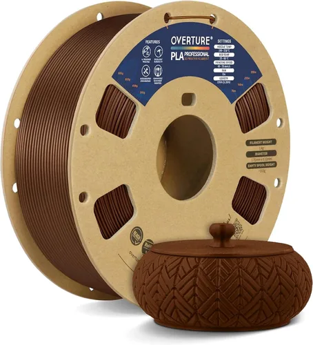 Vista 49 de Overture PLA Plus (PLA+) Filamento de 1/16 pulgadas, dureza mejorada con rollo PLA, con superficie de construcción 3D de 7.87 × 7.87 pulgadas, PLA