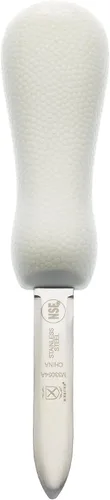 Vista 12 de Mercer Culinary Cuchillo para almejas con mango de polietileno, 3-1/4, blanco