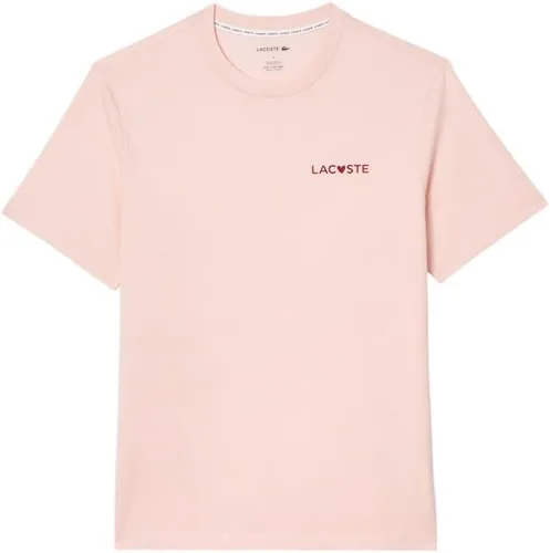 Vista 5 de Lacoste Camiseta de manga corta con cuello redondo y ajuste regular para hombre