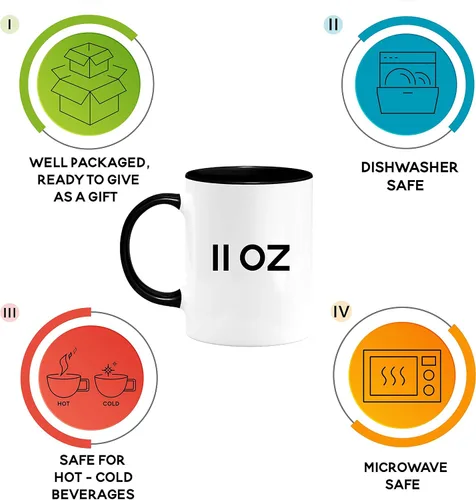 Vista 6 de Tazas de café personalizadas con arte de nube de palabras, 12 colores y 9 fuentes artísticas, 11 onzas. Regalos personalizados para parejas, hombres