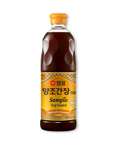 Vista 10 de Sempio Jin Gold - Salsa de soja F3 para salteado y estofados, mezcla de alta calidad, rico sabor a umami, fermentada naturalmente, sin gluten, sin