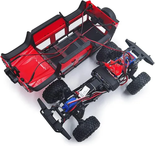 Vista 8 de RCHUBAM Luces LED delanteras y traseras para faros delanteros y traseros para 1/18 TRX4-M Defender RC Crawler