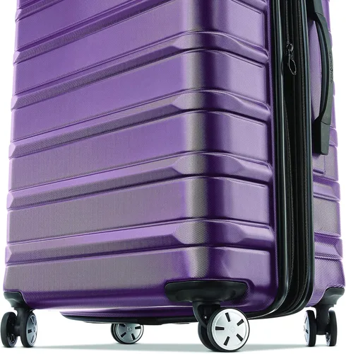 Vista 4 de Equipaje extensible Samsonite Omni 2 Hardside con ruedas giratorias PúrpuraOmbre Force 138454-2982