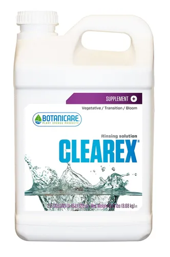 Vista 4 de Botanicare Clearex, Solución de enjuague para plantas hidropónicas y en maceta, 1 gal.