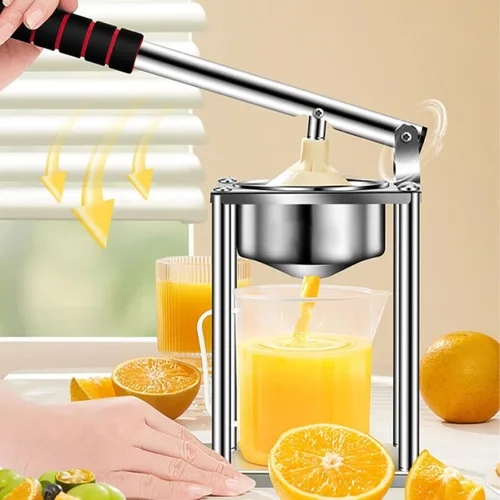 Vista 6 de Exprimidor manual de cítricos - Exprimidor manual de naranja y exprimidor de mano, exprimidor de frutas cítricas Prensa comercial de cítricos