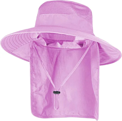 Vista 38 de Sombreros de sol para hombres y mujeres, sombrero de pesca UPF 50+ transpirable de ala ancha Beige