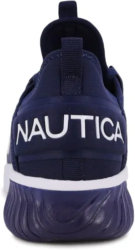 Vista 3 de Nautica Zapatillas deportivas para hombre cómodas informales con cordones a la moda para caminar pantalones deportivos ligeros