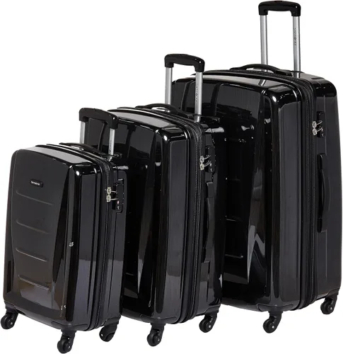 Vista 282 de Samsonite Winfield 2 Equipaje rígido con ruedas giratorias, Azul profundo, Juego de 3 piezas (20/24/28)