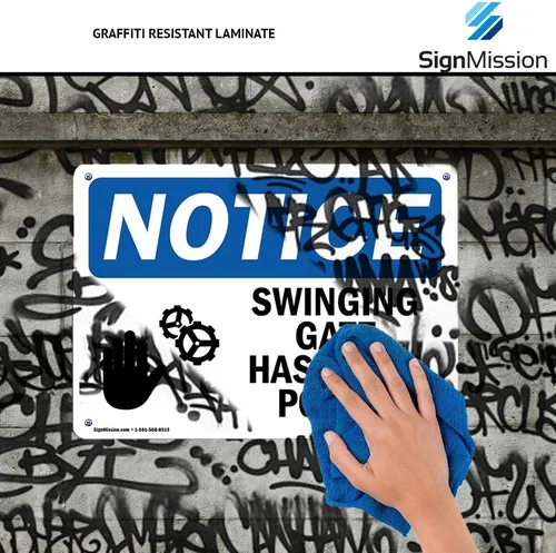Vista 3 de OSHA Waring Sign - Generador de fuente de alimentación secundaria conectado Etiqueta de vinilo Protege tu negocio, lugar de trabajo, almacén