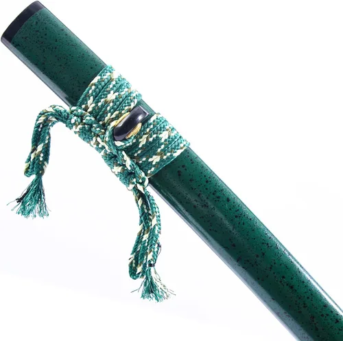 Vista 7 de Katana de hoja de espiga completa de 41 pulgadas, hoja afilada de espada samurái, armas ninja reales, lista para batalla