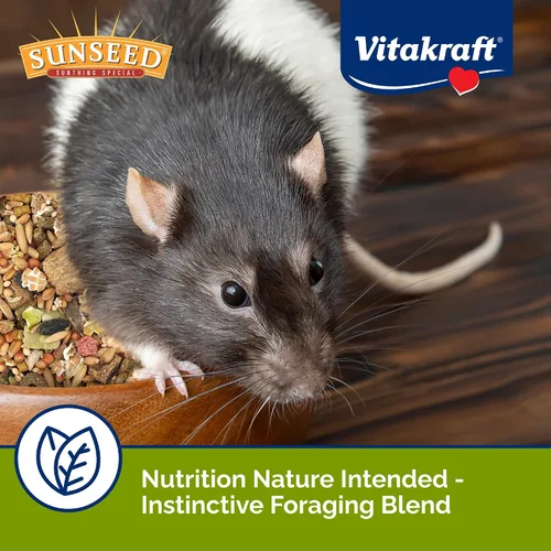Vista 3 de Sunseed Vita Prima - Alimento para ratas y ratones, bolsa resellable de 2