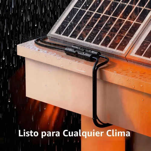 Vista 3 de Cable de extensión solar JJN 8AWG 10mm² 20 pies