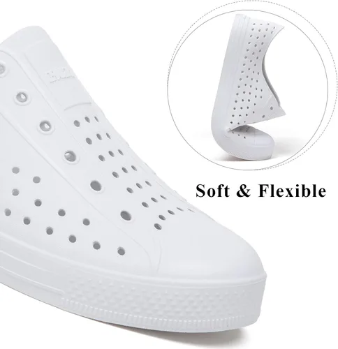 Vista 4 de SAGUARO Zapatos de agua transpirables para hombres y mujeres y niños, sandalias para playa, ligeras, de fácil postura, zuecos de jardín.