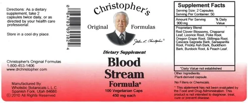 Vista 3 de Fórmula de Flujo Sanguíneo de Christopher's Original Formulas - Suplementos para la Circulación Sanguínea - Apoya la Elasticidad de las Venas, Flujo