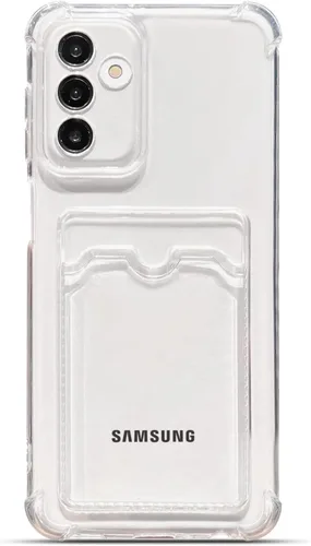 Vista 32 de Tuokiou para Samsung Galaxy A16 Funda, Fundas Protectoras Transparentes con Ranura para Tarjetas, Funda Cartera de TPU Suave Ajuste Delgado