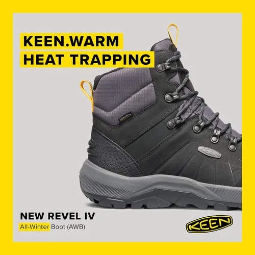 Vista 3 de KEEN Revel 4 Botas de nieve impermeables con aislamiento polar de altura media para mujer