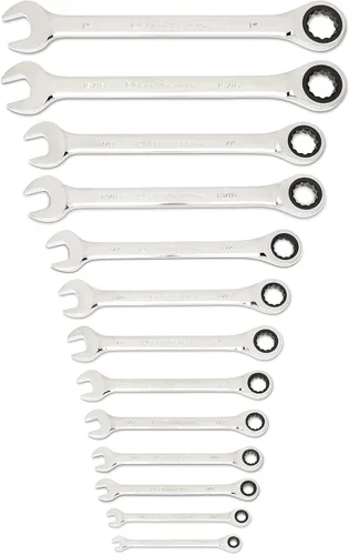 Vista 10 de GEARWRENCH Juego de llaves de trinquete combinadas de 25 piezas, SAE/MM - 86700