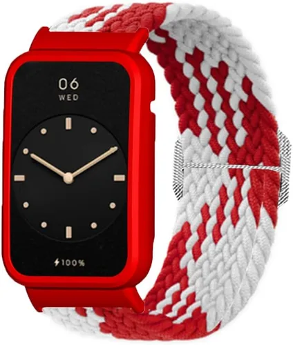 Vista 10 de Senter Correa de repuesto de liberación rápida de nailon suave para Huawei Band 7 pro Smart Watch