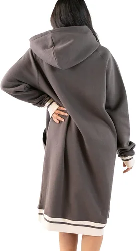 Vista 14 de Lazy One Sudadera con capucha de gran tamaño, ropa de dormir cómoda, vestido de suéter para mujer