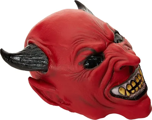 Vista 2 de Rubie's Devil Overhead - Máscara de látex para hombre, talla única