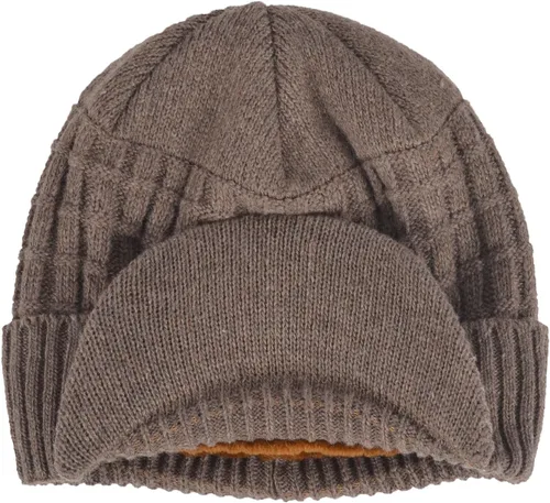 Vista 45 de Janey&Rubbins Gorro de punto diario con orejeras con forro polar y calavera