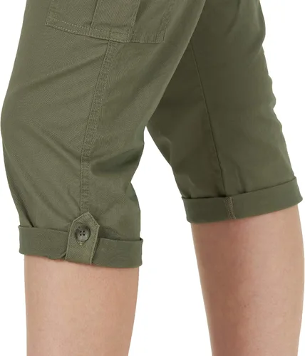 Vista 6 de Lee Pantalón capri tipo cargo de tiro medio flexible para mujer