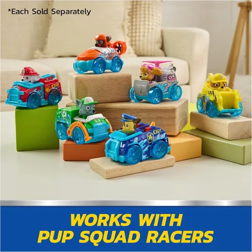 Vista 6 de PAW Patrol Pup Squad Pultopus Rescue Playset con vehículo de juguete Chase