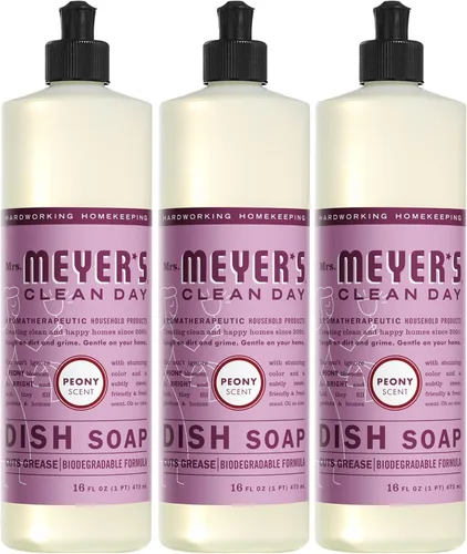 Vista 21 de Mrs. Meyer’s Clean Day - Detergente líquido para platos, aroma a lavanda, botella de 16 oz