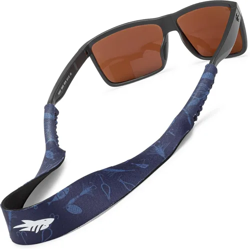 Vista 7 de Pilotfish Sujetador de neopreno para anteojos de sol, correa para lentes - Premium, ligero, tamaño perfecto para hombres y mujeres