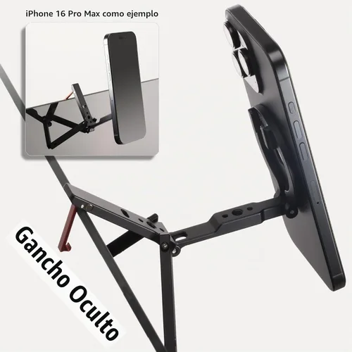 Vista 3 de Trípode magnético para iPhone - para soporte de teléfono MagSafe a presión