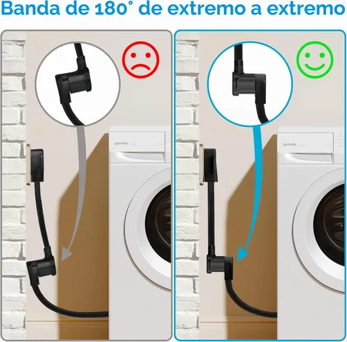 Vista 3 de CircleCord Cable adaptador de secadora de 3 clavijas a 4 clavijas, secadora 3P más antigua a casa 4P más nueva, cable de conversión de secadora NEMA