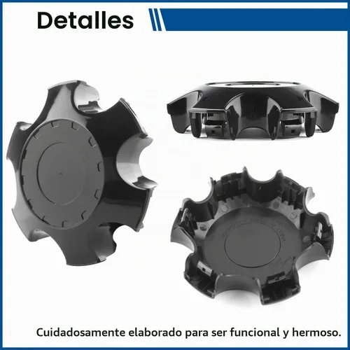Vista 5 de para Tacoma TRD Tapones centrales para llanta PT280-35170 Compatible con 16'' de 8 radios, 4 piezas, negro