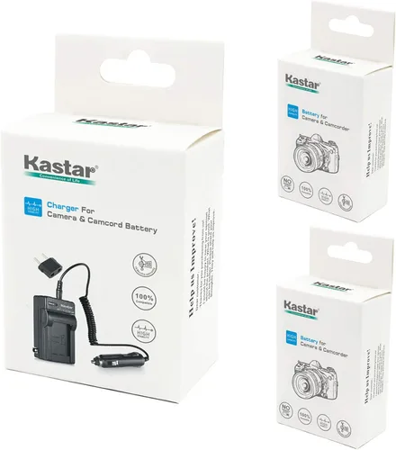 Vista 5 de Kastar Batería (paquete de 2) y kit de cargador para cámaras Panasonic CGA-S002 CGR-S002 DMW-BM7 y Panasonic Lumix DMC-FZ1 DMC-FZ2 DMC-FZ3 DMC-FZ4