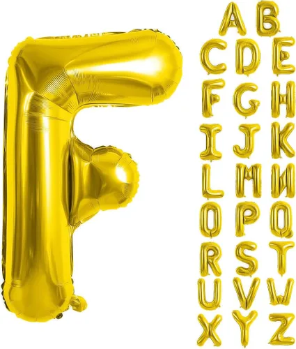Vista 51 de Globos de letras azules de 40 pulgadas, globo grande del alfabeto de aluminio de Mylar para decoración de cumpleaños, boda, aniversario, graduación